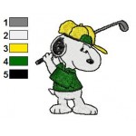 Snoopy 16 Embroidery Design